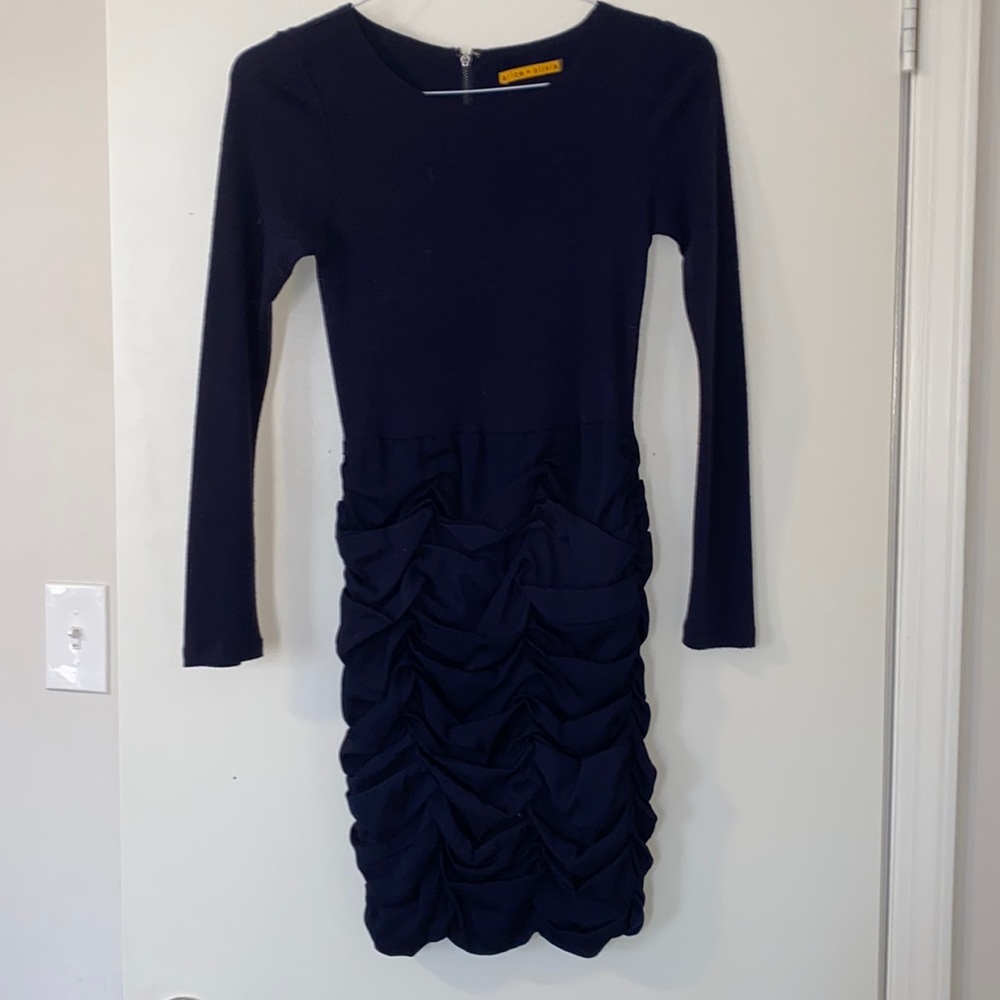 Navy Alice and Olivia dress